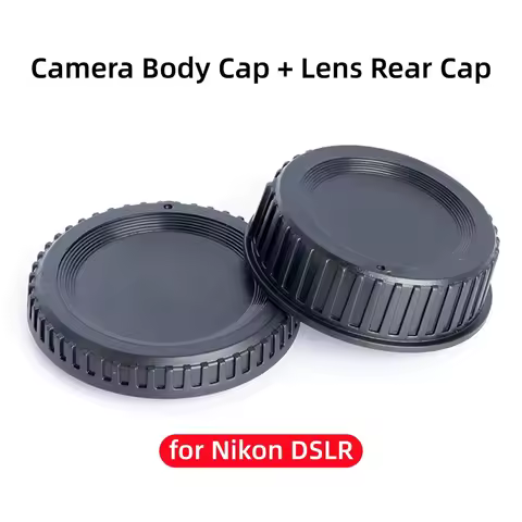 Camera Body Cap Lens Rear Cap Cover for Nikon D750 D850 D810 D800 D7000 D90 D3000 D5000 FE FM2 FE2 F