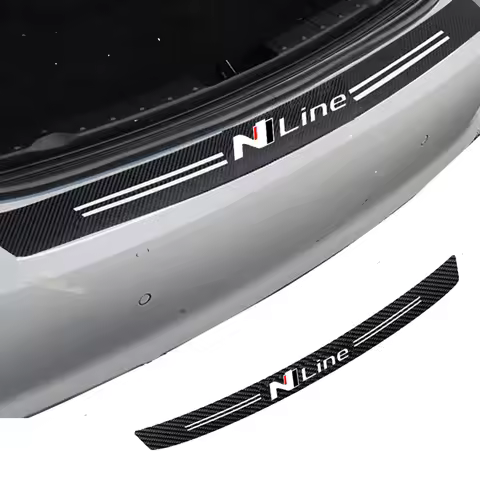 Nline Car Rear Bumper Protection Sticker For Hyundai Tucson IX35 Rena GV70 Kona SONATA I30 I10 Venue