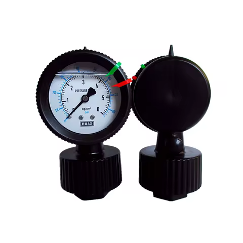 Xin Tester PP Diaphragm Pressure Gauge Plastic Double Sided PCB 2 Anti-corrosion Water Pressure Gaug
