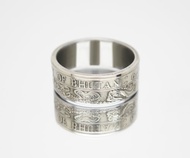 不丹硬幣戒指 1 ngultrum 1979 男士硬幣戒指 女士硬幣戒指