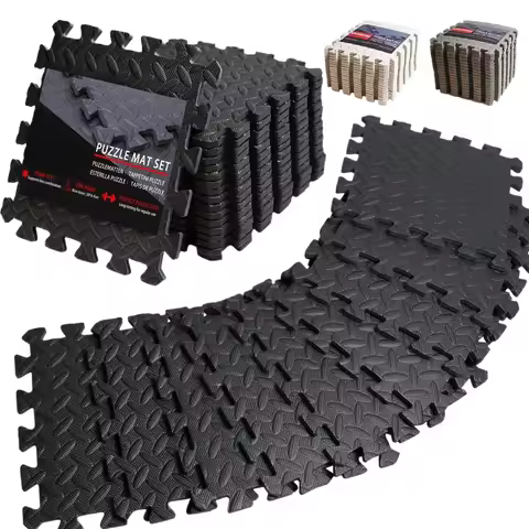 30x30x2.5CM Thickened Yoga Puzzle Mat(6/8/12Pcs) Fitness Interlocking Foam Mat EVA Non-Slip Flooring