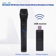IBA-Microphone VHF Wireless Plastic Karaoke Wireless Microphone for Singing