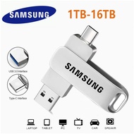 1TB 2TB 4TB 8TB 16TB  2 In 1 Flash Drive High speed Metal USB Flash Drive Type-C U Stick