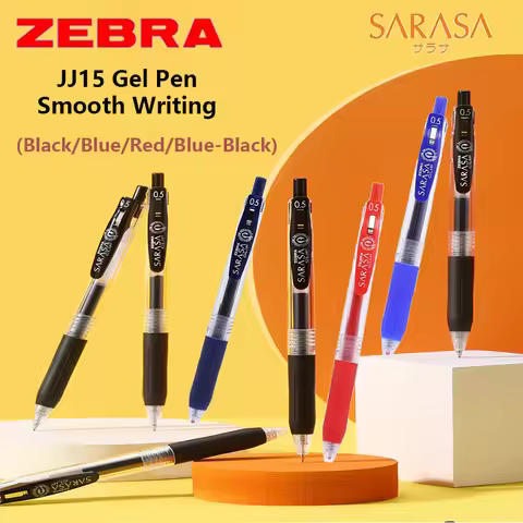 Zebra Colored Gel Ink Pens JJ15 Sarasa Press High Capacity Refillable Smooth Writing Pen Set Office 