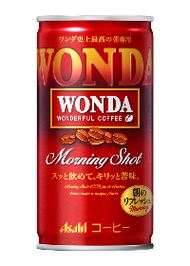 朝日 WONDA Morning Shot 罐裝咖啡 185g×30入