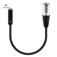0. Wire 3 Pin Xlr Male to 3.5Mm Female Audio Connector Stereo Microphone Adapter