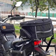 Motorcycle Storage Motorcycle Rear Seat Tail Bag Waterproof Large-Capacity Storage Bag Soft Bag Exte