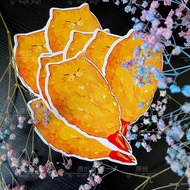 Fried Shrimp meow Message Card｜ling6_ling1