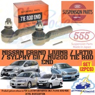NISSAN GRAND LIVINA / LATIO / SYLPHY G11 / NV200 555 JAPAN BRAND STEERING TIE ROD END (SET 2PCS)
