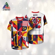 BAJU T-SHIRT MERDEKA KE 68th !!! MERDEKA GRADIANT STYLE DESIGN 2025 BARU !!!