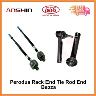 Anshin Japan 555 Perodua Bezza Rack End Tie Rod End Set