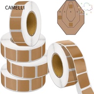 CAMELLI Target Stickers, Outdoor Self-Adhesive Square Target Pasters, for Long&Short Range  Labels  