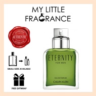 100ml Calvin Klein Eternity EDP Eau de Parfum Men Man Homme CK Eternal Black Green Authentic Original Perfume Fragrance