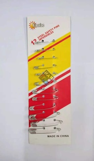 Solid Headed Still Pins and Safety Pins for Craft Cloth Perdible Sewing Material Pardible in Pack HAPPY BOX