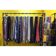 Selected secondhand men's ties / branded vintage ties in many colors made in Italy, France, and Amer