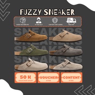 Birkenstock Boston Suede Leather Clog Shoes for Men and Women Full Box.