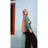 Tosca blouse with balloon sleeves 0ld navy