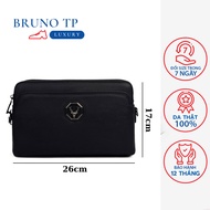 Bruno TP Luxury Cowhide Men'S Wallet - High-Class, Secure Lock