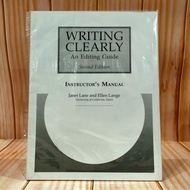 CLEARLY AN WRITING BOOK EDITING GUIDE SECOND EDITION / JANET LANE / HEINLE CENGAGE LEARNING