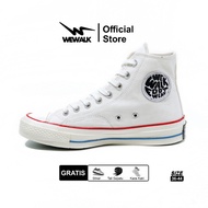Wewalk Footwear - Unisex Sneakers for Men and Women with Back To 90s HighBroken White