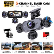 5Channel 360 Degree Car Dvr 1080P Video Recorder  Dashcam 24h Parking Monitor Rear View Camera Car R
