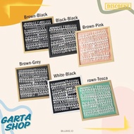 Letter Board Baby Letter Name Plate/ Felt Letter Board Square Rso