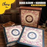 8R Jumbo Premium Photo Album Contains 200 Slots + Exclusive Hardbox with Vintage Motif | Graduation 