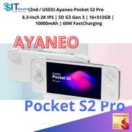 (USED/2nd Hand) Ayaneo Pocket S2 Pro (6.3" 2K IPS | SD G3 Gen 3 | 16+512GB | 10000mAh | 60W PD FastC