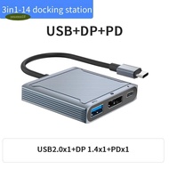 3 In1 Type C to DP Hub Adapter 8K 60Hz,PD 100W,USB 3.0 Seamless Connectivity Converter  for    Pro