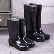 Wear-Resistant Tendon Sole Rain Boots Men's Waterproof Shoes High-Top Construction Site