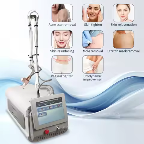 Fractional CO2 Laser Equipment 4d Fotona Mini Skin Stretch Marks Treatment Device 60w Pigment Remova