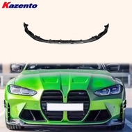 For BMW M3 G80 G81 M4 G82 G83 20-24 Carbon MP Style Front Bumper Lip 3pcs