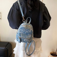 Mini Multipurpose Denim Fabric Backpack Small Backpack