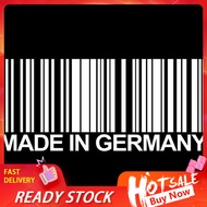 kT  156 x 68cm MADE IN GERMANY Bar Code Cool Vinyl Decal Car Sticker Accessories