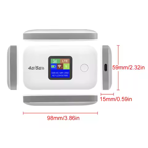 Mini Outdoor WIFI Hotspot 150Mbps Mobile Pocket WiFi Router 3000mAh 4G Pocket WiFi Router with SIM C