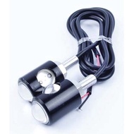 2 Pcs Motor LED Light Number Plate Signal Light LED Lampu Signal Depan - Blue Red