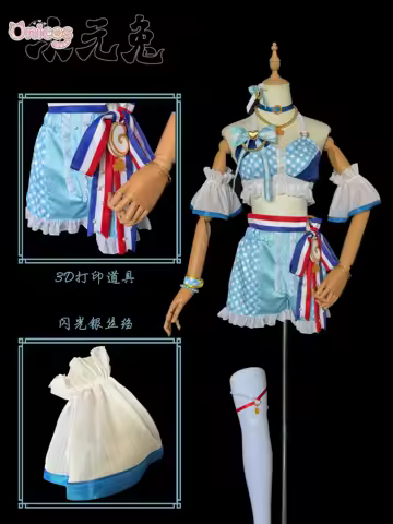 Project SEKAI PJSK Parasol Cider Cosplay Costume Women Dress Game Outfit For Comic Con Halloween Oni