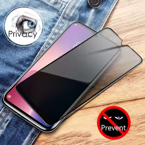2Pcs Privacy Anti Spy Peeping Tempered Glass For OPPO A9 A9X A72 A73 A74 A75 A75s A76 A77 A78 A79 A8