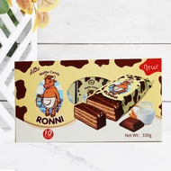Konti Big Bull Chocolate Ice Cream Sandwich Wafer Biscuit Snack 500g ขนมสอดไส้ครีมถั่วสำหรับทานเช้า
