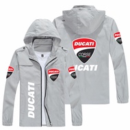 2022 Ducati เสื้อกันหนาวหมวกสำหรับทีมแจ็คเก็ตผู้ใหญ่ดาวน์ฮิลล์จักรยานรถจักรยานยนต์กีฬาผู้ชายซิปขึ้นเสื้อเสื้อ