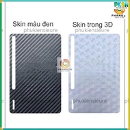 Samsung Galaxy Tab S7 carbon skin back cover (code SM T870 T875 T876B) | Tab S7+ (Plus) (code (SM T9