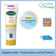 CETAPHIL Sheer Mineral Sunscreen Lotion for Face &amp; Body Broad Spectrum SPF 50 For Sensitive Skin Sunblock SPF50