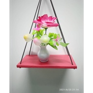20cm Hanging Shelf Multipurpose Hanging Rope Wall Shelf/