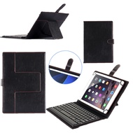 Detachable Keyboard for Samsung Tablet SPARK 8+ Plus MXS Android 12 Tab SPARK Pro 10.1" Inches Leather Bluetooth Keyboard Case Folio Stand Protective Casing Cover