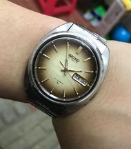 古董SEIKO 鮑魚 全自動 快跳日曆 按跳星期 少有漸變啡面 $999