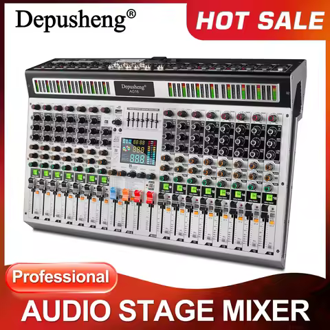 DJ Audio mixer Mixer Depusheng AG16 Professional audio mixing 99 DSP digital effects audio 16 channe