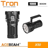 Acebeam X50 40000 Lumens 800 Meter Multipurpose Flashlight Senter Led