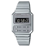 Casio Unisex Vintage A100WE-7BDF A100WE-7B A100WE Retro Digital Alarm Watch