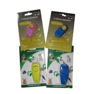 2in1 Dog Training Clicker w/ Whistle Pet Trainer Puppy Dog Training Clicker Whistle Sound Clicker