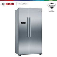 Bosch Series 4 Freestanding Side-by-Side Fridge Freezer Led Lighting Indoor Electronics Twin Cooling